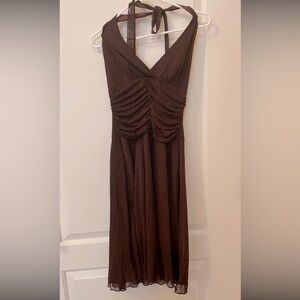 Charlotte Russe sparkle halter dress